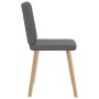 Drehbare Esszimmerstühle, 4 Stück, dunkelgraues Stoffpolster. von , Essstühle - Ref: Foro24-3315298, Preis: 198,29 €, Rabatt: %