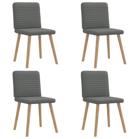 Drehbare Esszimmerstühle, 4 Stück, dunkelgraues Stoffpolster. von , Essstühle - Ref: Foro24-3315245, Preis: 202,58 €, Rabatt: %