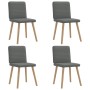 Swivel dining chairs 4 units dark gray fabric by , dining chairs - Ref: Foro24-3315245, Price: 202,58 €, Discount: %