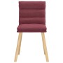 Dining chairs 6 units, red wine fabric. by , dining chairs - Ref: Foro24-3315666, Price: 326,86 €, Discount: %