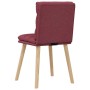 Dining chairs 6 units, red wine fabric. by , dining chairs - Ref: Foro24-3315666, Price: 326,86 €, Discount: %