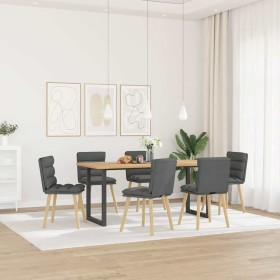 Esstischstühle, 6 Stück, dunkelgraues Gewebe. von , Essstühle - Ref: Foro24-3315664, Preis: 325,16 €, Rabatt: %
