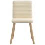 Esszimmerstühle, 4 Stück, Stoff in Cremefarbe. von , Essstühle - Ref: Foro24-3315251, Preis: 200,85 €, Rabatt: %