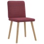 Dining chairs 4 units, red wine fabric by , dining chairs - Ref: Foro24-3315247, Price: 200,85 €, Discount: %