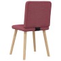 Dining chairs 4 units, red wine fabric by , dining chairs - Ref: Foro24-3315247, Price: 200,85 €, Discount: %