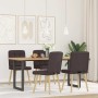 Esszimmerstühle, 4 Stück, dunkelbrauner Stoff von , Essstühle - Ref: Foro24-3315195, Preis: 205,06 €, Rabatt: %
