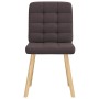 Esszimmerstühle, 4 Stück, dunkelbrauner Stoff von , Essstühle - Ref: Foro24-3315195, Preis: 205,06 €, Rabatt: %