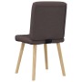 Esszimmerstühle, 4 Stück, dunkelbrauner Stoff von , Essstühle - Ref: Foro24-3315195, Preis: 205,06 €, Rabatt: %