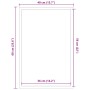Brauner Fußabtreter 40x60 cm von , Fußmatten - Ref: Foro24-4105579, Preis: 12,38 €, Rabatt: %