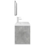 Bathroom furniture set, 2 pieces, gray plywood concrete by , Bathroom furniture - Ref: Foro24-3324894, Price: 332,28 €, Disco...