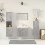 Set muebles de baño 5 piezas madera ingeniería gris hormigón de , Muebles de baño - Ref: Foro24-3324896, Precio: 295,14 €, De...
