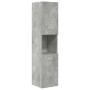 Set muebles de baño 5 piezas madera ingeniería gris hormigón de , Muebles de baño - Ref: Foro24-3324896, Precio: 295,14 €, De...