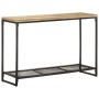 Solid mango wood console table 110x35x75 cm by , Side tables - Ref: Foro24-320247, Price: 125,51 €, Discount: %