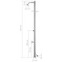 Gartendusche Edelstahl 215 cm von vidaXL, Pool- und Spa-Zubehör - Ref: Foro24-315940, Preis: 257,06 €, Rabatt: %