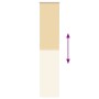 Estor Enrollable Opaco Beige 55x210 cm Tela Ancho 50,7 cm by , Blinds and blinds - Ref: Foro24-4010781, Price: 24,81 €, Disco...