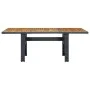 Set comedor jardín 7 pzas cojines ratán sintético gris oscuro de vidaXL, Conjuntos de jardín - Ref: Foro24-3060164, Precio: 9...
