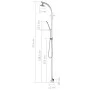 Ducha de jardín de aluminio 215 cm de vidaXL, Accesorios para piscinas y spa - Ref: Foro24-315943, Precio: 182,24 €, Descuent...