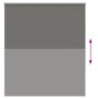 Estor Enrollable Opaco gris 125x150 cm Tela Ancho 121,6 cm by , Blinds and blinds - Ref: Foro24-4011133, Price: 24,33 €, Disc...