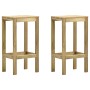 Garden stools 2 units impregnated pine wood by vidaXL, Garden chairs - Ref: Foro24-315408, Price: 56,93 €, Discount: %