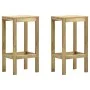 Garden stools 2 units impregnated pine wood by vidaXL, Garden chairs - Ref: Foro24-315408, Price: 55,97 €, Discount: %