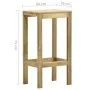 Garden stools 2 units impregnated pine wood by vidaXL, Garden chairs - Ref: Foro24-315408, Price: 55,97 €, Discount: %