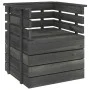 Grauer Massivholz-Gartensessel aus Kiefernholz von vidaXL, Modulare Sofas für den Außenbereich - Ref: Foro24-315417, Preis: 4...