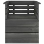 Sillón de jardín de madera maciza de pino gris oscuro by vidaXL, Modular outdoor sofas - Ref: Foro24-315417, Price: 47,86 €, ...
