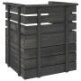 Grauer Massivholz-Gartensessel aus Kiefernholz von vidaXL, Modulare Sofas für den Außenbereich - Ref: Foro24-315417, Preis: 4...
