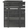 Grauer Massivholz-Gartensessel aus Kiefernholz von vidaXL, Modulare Sofas für den Außenbereich - Ref: Foro24-315417, Preis: 4...