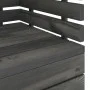 Grauer Massivholz-Gartensessel aus Kiefernholz von vidaXL, Modulare Sofas für den Außenbereich - Ref: Foro24-315417, Preis: 4...