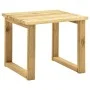 Garden lounger with impregnated pine wood table by vidaXL, Loungers - Ref: Foro24-315397, Price: 100,41 €, Discount: %