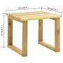 Garden lounger with impregnated pine wood table by vidaXL, Loungers - Ref: Foro24-315397, Price: 100,41 €, Discount: %