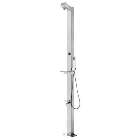 Ducha de jardín acero inoxidable 220 cm de vidaXL, Accesorios para piscinas y spa - Ref: Foro24-315939, Precio: 191,75 €, Des...