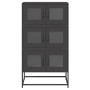 Black steel sideboard 68x39x123 cm by , Sideboards - Ref: Foro24-853350, Price: 130,69 €, Discount: %