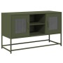 Fernsehmöbel aus olivgrünem Stahl, 100,5x39x60,5 cm. von , TV-Möbel - Ref: Foro24-853384, Preis: 76,29 €, Rabatt: %
