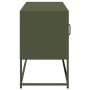 Fernsehmöbel aus olivgrünem Stahl, 100,5x39x60,5 cm. von , TV-Möbel - Ref: Foro24-853384, Preis: 76,29 €, Rabatt: %