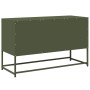 Fernsehmöbel aus olivgrünem Stahl, 100,5x39x60,5 cm. von , TV-Möbel - Ref: Foro24-853384, Preis: 76,29 €, Rabatt: %