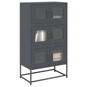 Anthracite gray steel sideboard 68x39x123 cm by , Sideboards - Ref: Foro24-853352, Price: 138,18 €, Discount: %