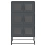 Aparador de acero gris antracita 68x39x123 cm de , Aparadores - Ref: Foro24-853352, Precio: 138,10 €, Descuento: %