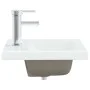 Built-in sink with white ceramic faucet 42x39x18 cm by vidaXL, Sinks - Ref: Foro24-148623, Price: 130,80 €, Discount: %