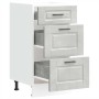 Mueble bajo de cocina porto gris cemento madera reconstituida de , Armarios de cocina - Ref: Foro24-854224, Precio: 86,53 €, ...
