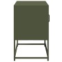 Fernsehmöbel aus olivgrünem Stahl, 68x39x60,5 cm. von , TV-Möbel - Ref: Foro24-853390, Preis: 79,29 €, Rabatt: %