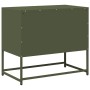 Fernsehmöbel aus olivgrünem Stahl, 68x39x60,5 cm. von , TV-Möbel - Ref: Foro24-853390, Preis: 79,29 €, Rabatt: %