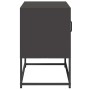 Fernsehmöbel aus schwarzem Stahl, 68x39x60,5 cm. von , TV-Möbel - Ref: Foro24-853386, Preis: 54,28 €, Rabatt: %