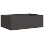 Jardinera de acero laminado en frío negro 120x80x40 cm von , Töpfe und Pflanzgefäße - Ref: Foro24-860745, Preis: 97,08 €, Rab...