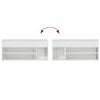 Banco zapatero madera de ingeniería blanco brillo 102x30,5x45cm von , Schuhregale und Schuhorganisatoren - Ref: Foro24-861149...