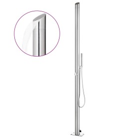 Ducha de jardín acero inoxidable 220 cm de vidaXL, Accesorios para piscinas y spa - Ref: Foro24-315942, Precio: 222,99 €, Des...