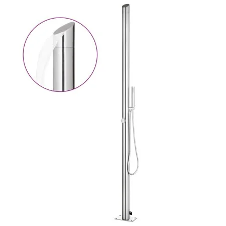Ducha de jardín acero inoxidable 220 cm de vidaXL, Accesorios para piscinas y spa - Ref: Foro24-315942, Precio: 219,09 €, Des...