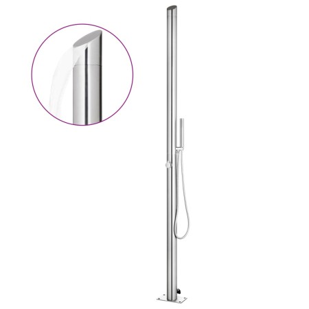 Stainless steel garden shower 220 cm by vidaXL, Pool and spa accessories - Ref: Foro24-315942, Price: 222,99 €, Discount: %