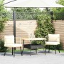 Gartensofas mit Kissen, 2 Stück, aus synthetischem Rattan in Naturfarbe. von , Gartenstühle - Ref: Foro24-3328657, Preis: 189...